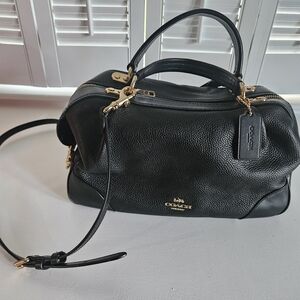 Coach Black Leather Handbag